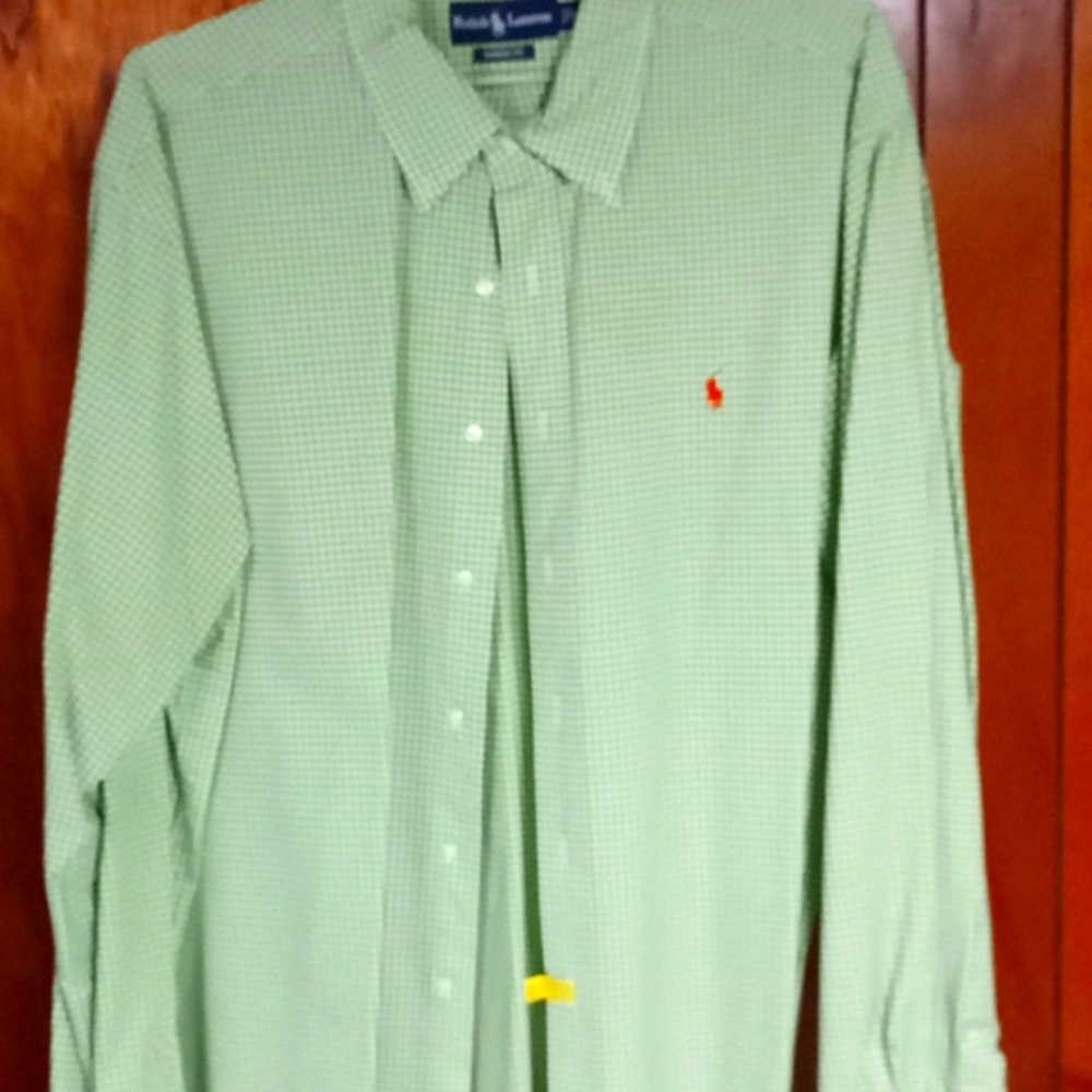 Classic Polo checkered shirt. 2XL Authentic